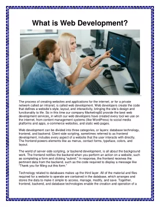 Why Web Development Is Important for Your Business