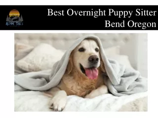 Best Overnight Puppy Sitter Bend Oregon