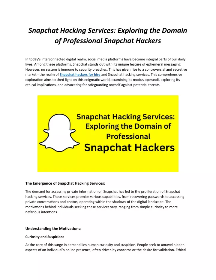 snapchat hacking services exploring the domain