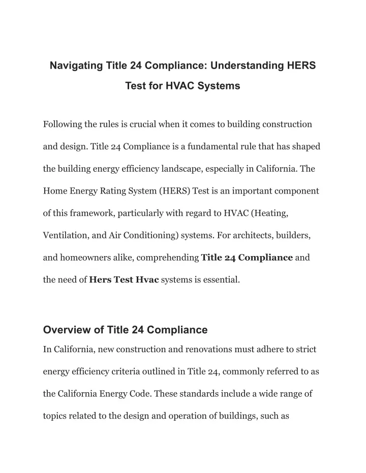 navigating title 24 compliance understanding hers