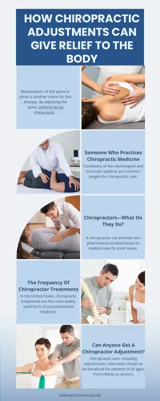 how chiropractic adjustments can give relief