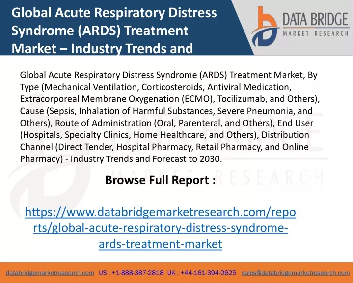 global acute respiratory distress syndrome ards