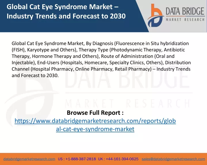 global cat eye syndrome market industry trends