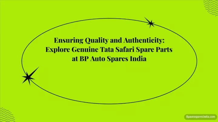 shop genuine tata safari spare parts at bp auto