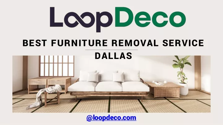 best furniture removal service dallas