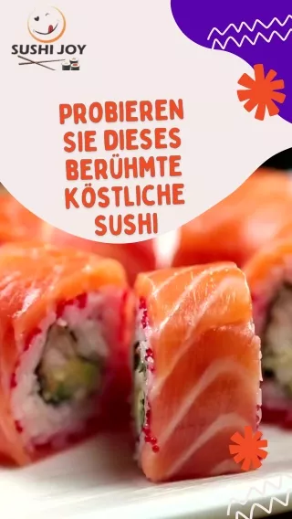 Bringen Sie puren Genuss mit unglaublichem Sushi!