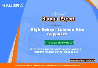 High School Science Kits Suppliers