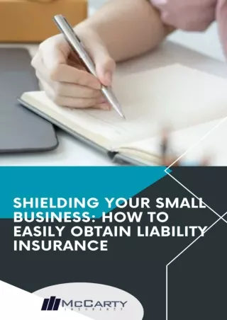 How to easily obtain liability insurance - McCarty Insurance