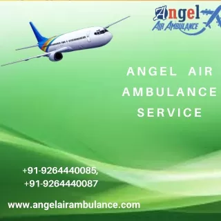 Angel Air Ambulance Service in Indore And Jabalpur