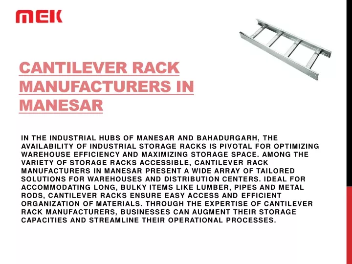 cantilever rack manufacturers in manesar