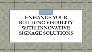 Custom Building Signage, Sky Signage & Safety Signs for Construction Site | Glow