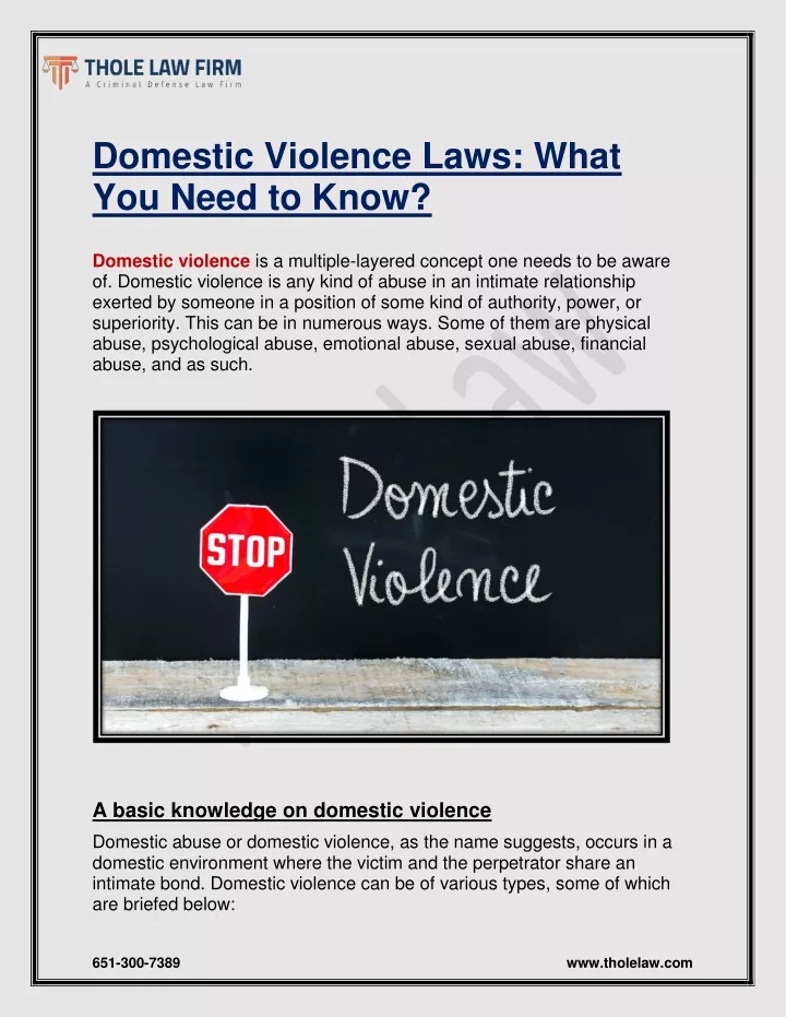 domestic violence laws what you need to know