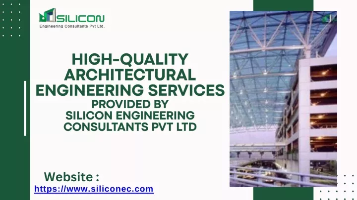 high quality architectural engineering services