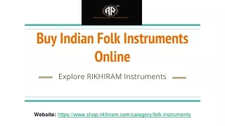 Buy Indian Folk Instruments Online
