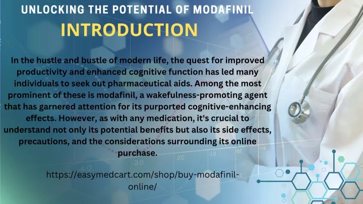 unlocking the potential of modafinil