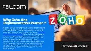 Zoho One Implementation Partner