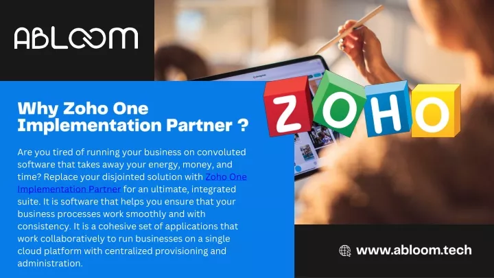 why zoho one implementation partner