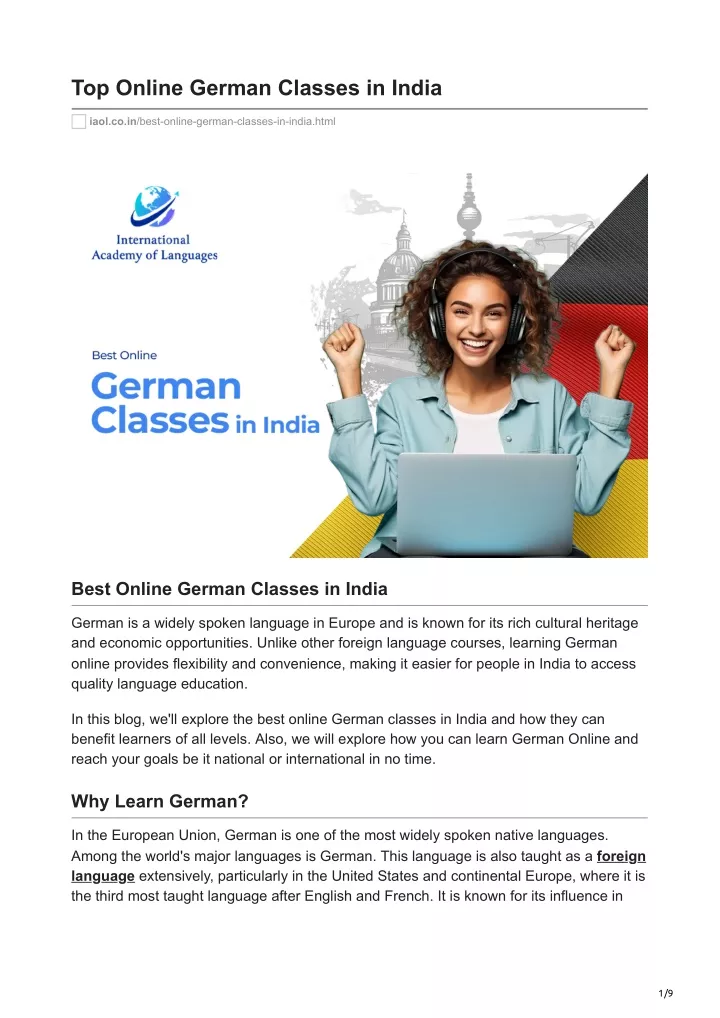 top online german classes in india