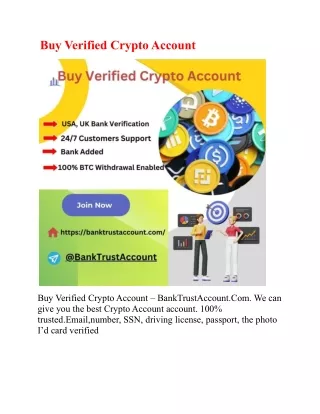 Buy Verified Crypto Account