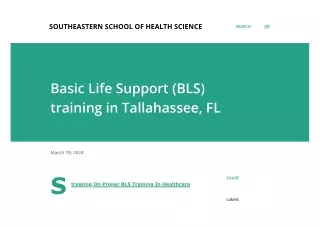 Basic Life Support (BLS) Training in Tallahassee, FL