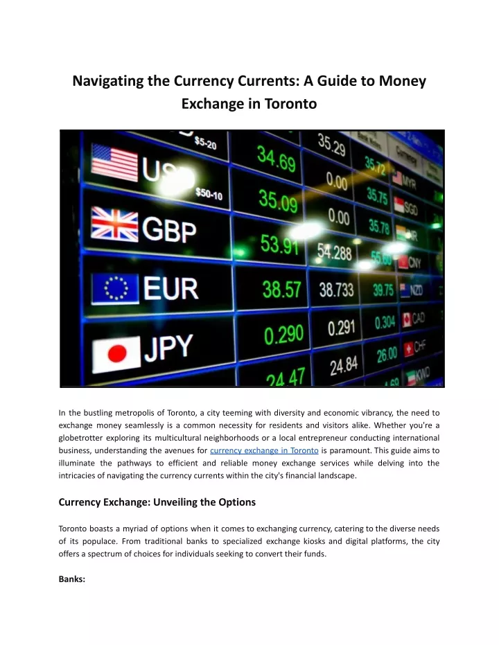 navigating the currency currents a guide to money