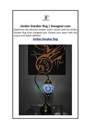 Jordan Sneaker Rug  Sneagear.com