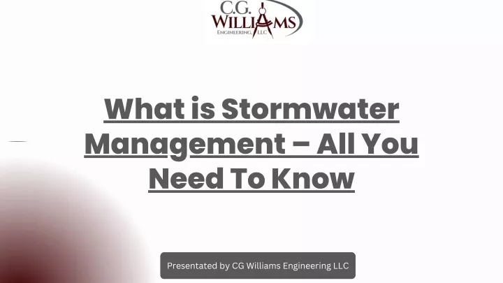 what is stormwater management all you need to know