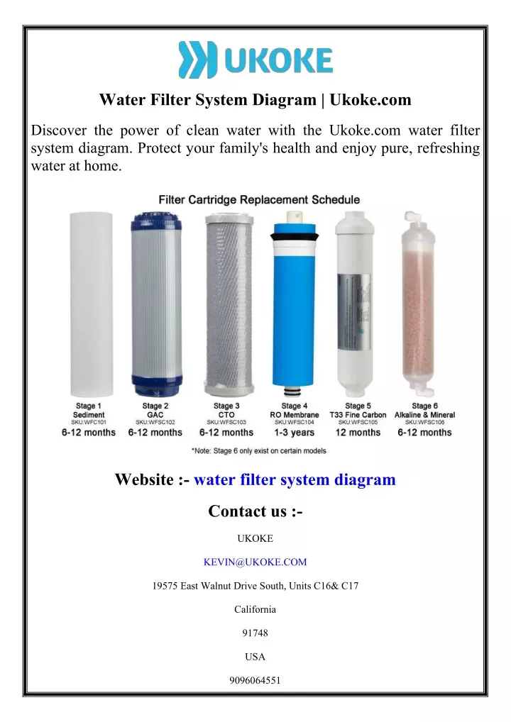 water filter system diagram ukoke com