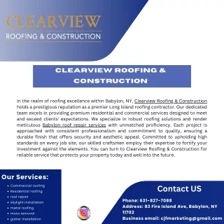 Clearview Roofing & Construction