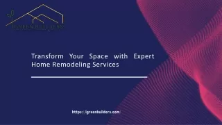 Transform Your Space with Expert Home Remodeling Services