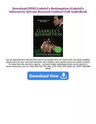 Download Free Pdf Books Gabriel's Redemption (Gabriel's Inferno) Online Book By