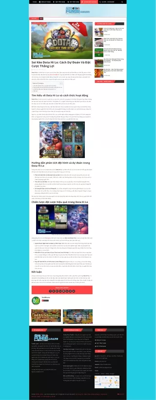 Hướng dẫn phân tích đội hình và dự đoán trong Dota Hi Lo