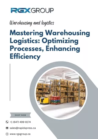 Warehousing and Logistics | RGX Group