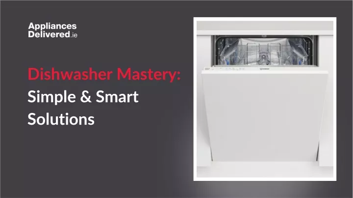 dishwasher mastery simple smart solutions