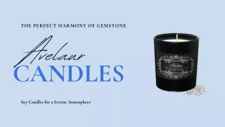 Crafting Serenity: The Art of Gemstone-Enhanced Soy Candle Alchemy