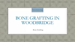 Bone Grafting in Woodbridge | Dental Specialists Group