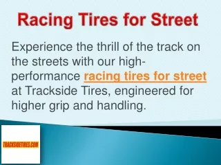 Racing Tires for Street