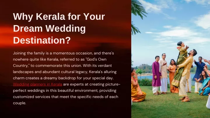 why kerala for your dream wedding destination