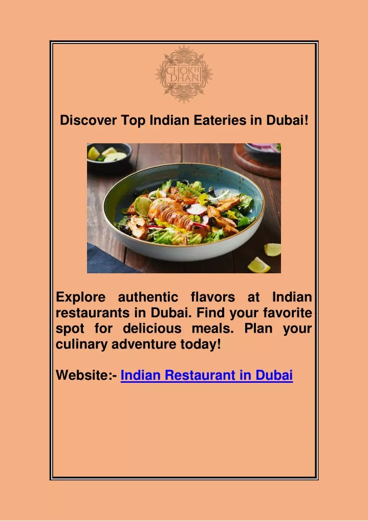 discover top indian eateries in dubai