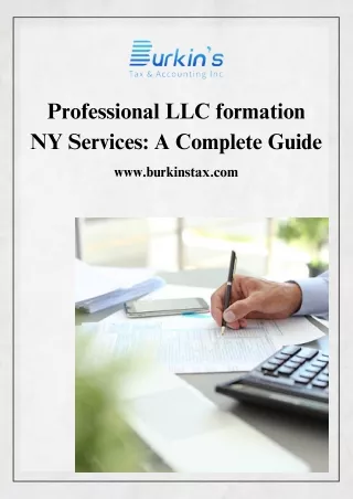Professional LLC formation NY Services: A Complete Guide