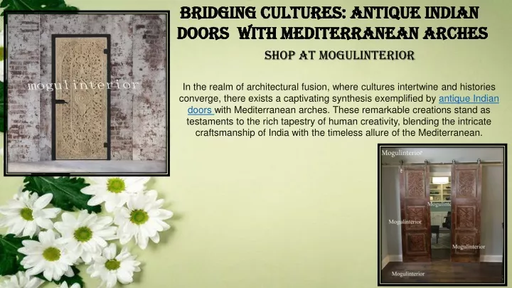 bridging cultures antique indian doors with