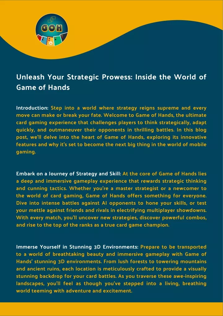 unleash your strategic prowess inside the world