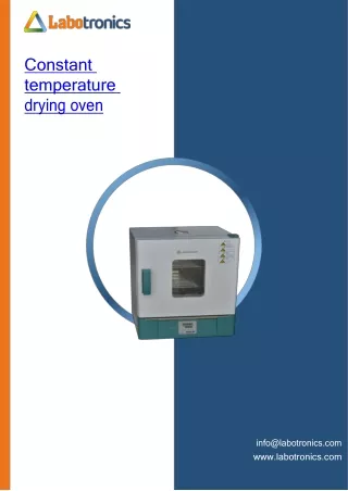 constant temperature drying oven