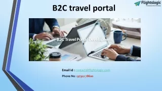 B2C travel portal