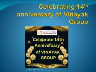 The 14th anniversary of Vinayak Groups in Pathankot