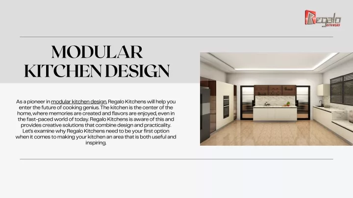 modular kitchen design