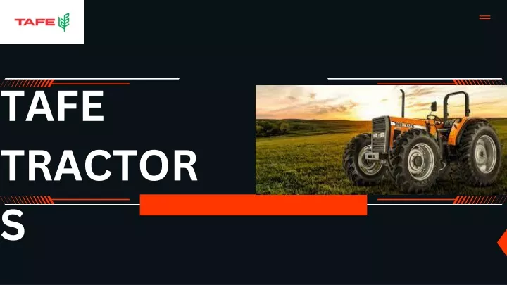 tafe tractors