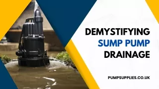 Demystifying Sump Pump Drainage How Does It Work