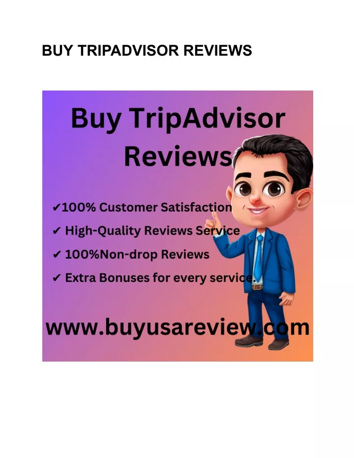 buy tripadvisor reviews