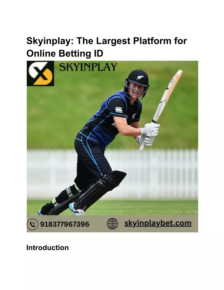 skyinplay the largest platform for online betting